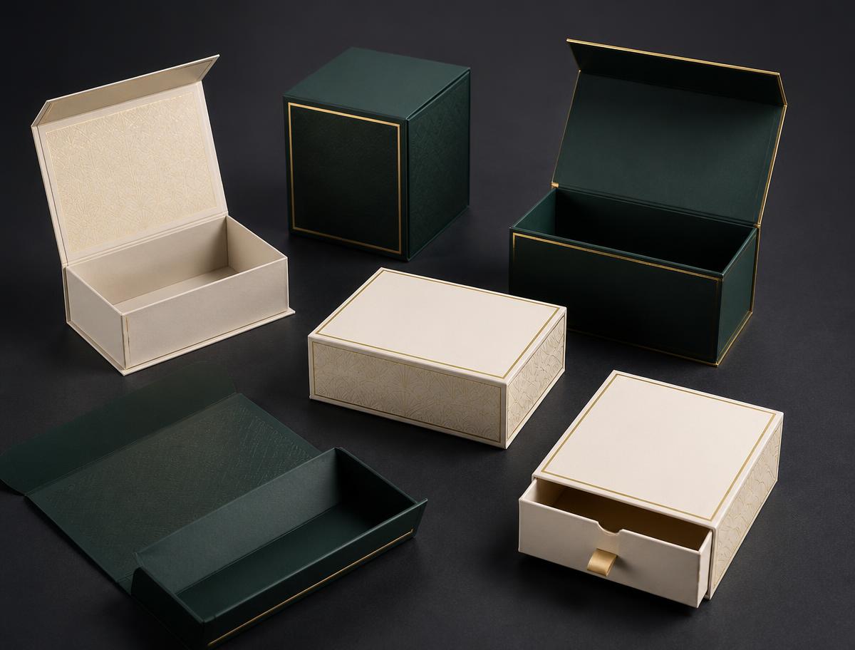 Printed colour boxes